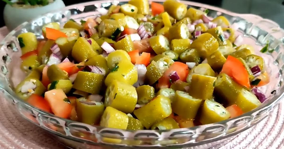 Saladas: Salada de Quiabo 