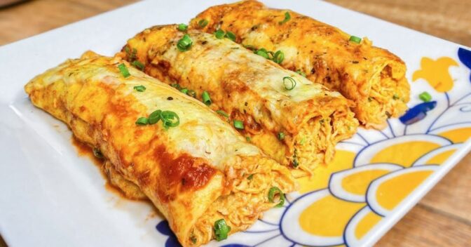 Pratos Únicos: Panqueca de Frango com Requeijão