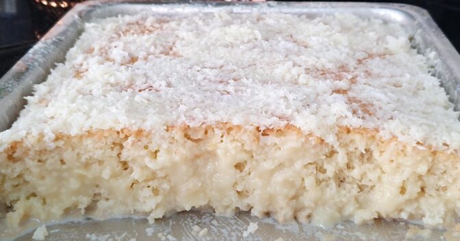 Bolos: Bolo de Coco Toalha Felpuda