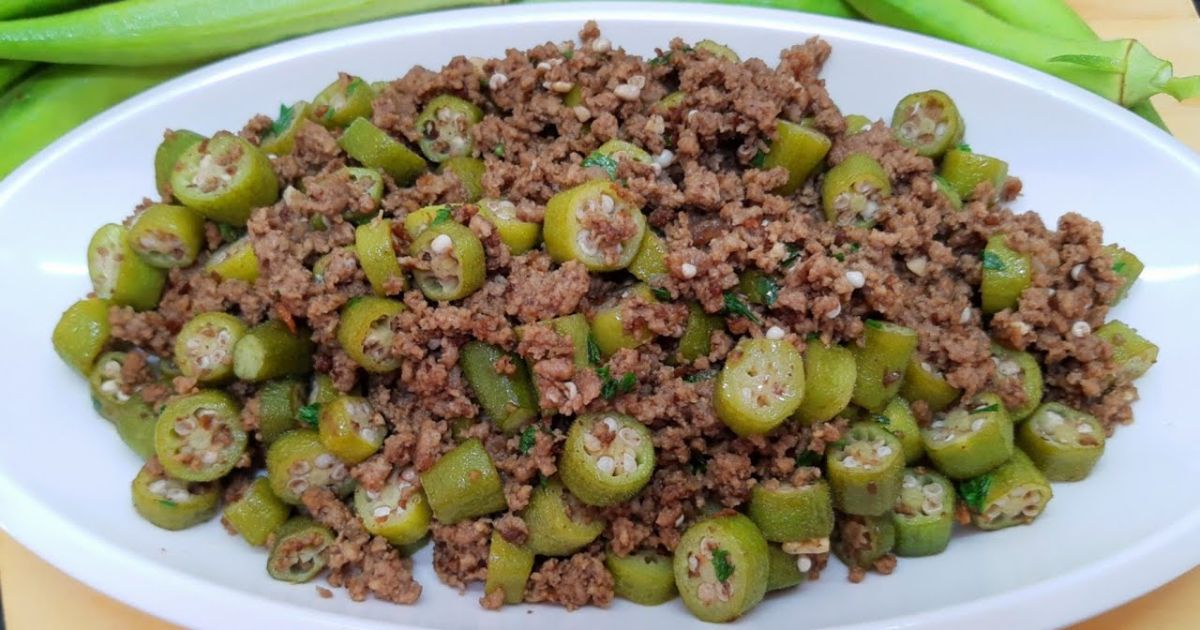 Quiabo com Carne Moída: Um Prato Delicioso e Livre de Baba 