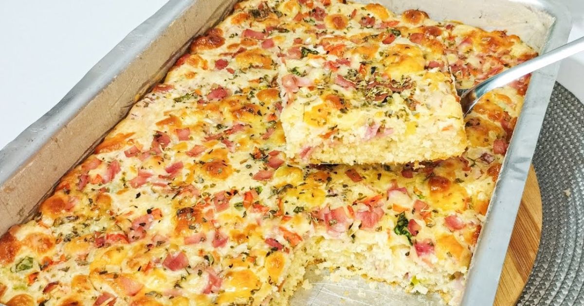 Torta de Presunto e Queijo 