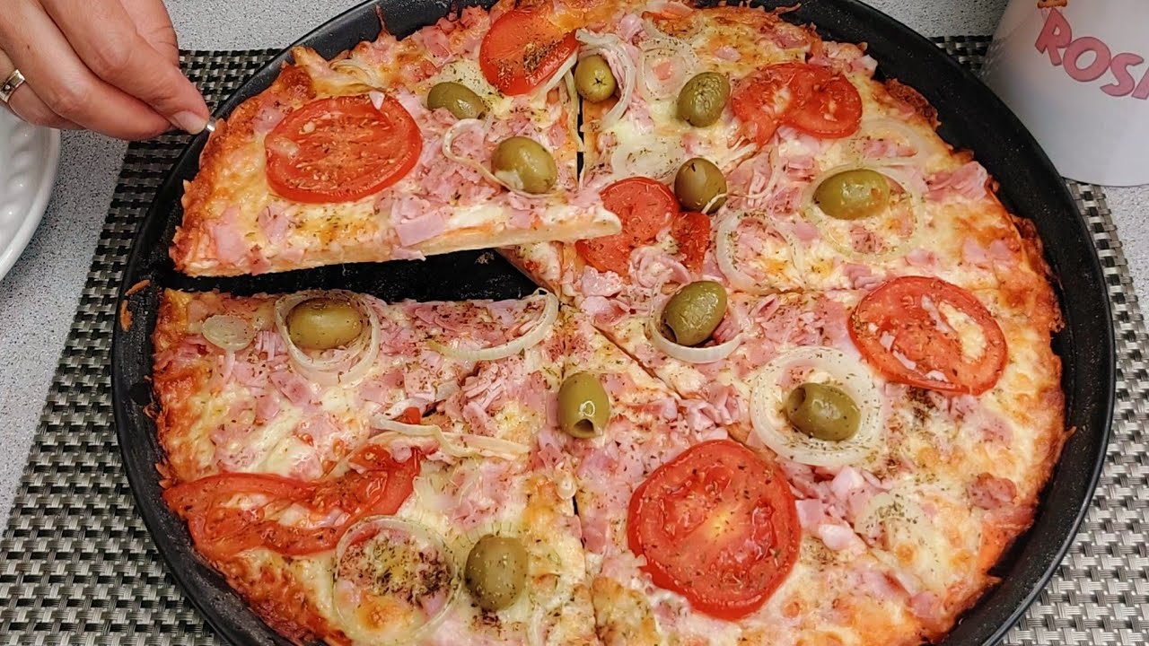 PIZZA CASEIRA DE LIQUIDIFICADOR – RÁPIDA E FÁCIL 