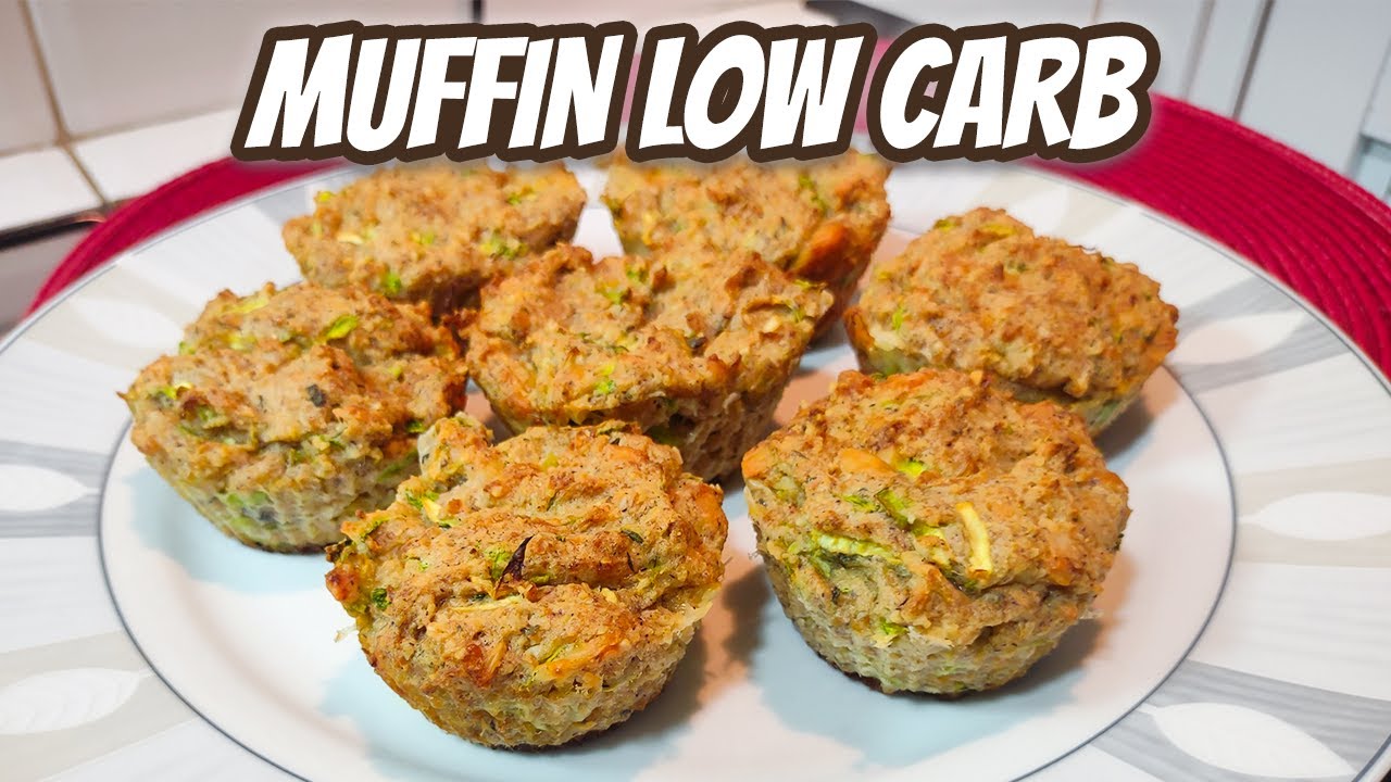 Muffins de Abobrinha Low Carb para Dieta Cetogênica 