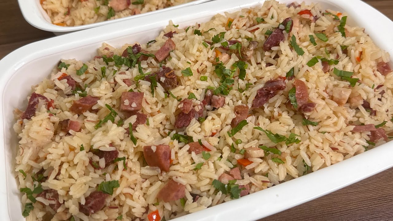 ARROZ CARRETEIRO SIMPLES E DELICIOSO!! 