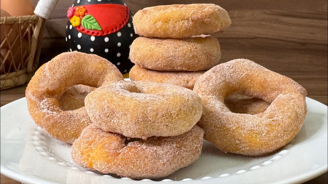 ROSQUINHA DOCE com massa de BATATA 