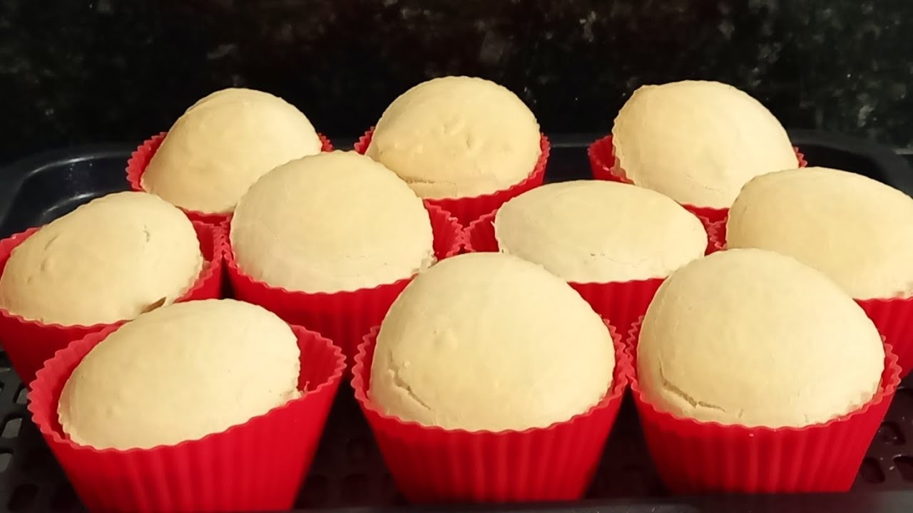 Pão de Queijo de Tapioca simples com água pronto em minutos 