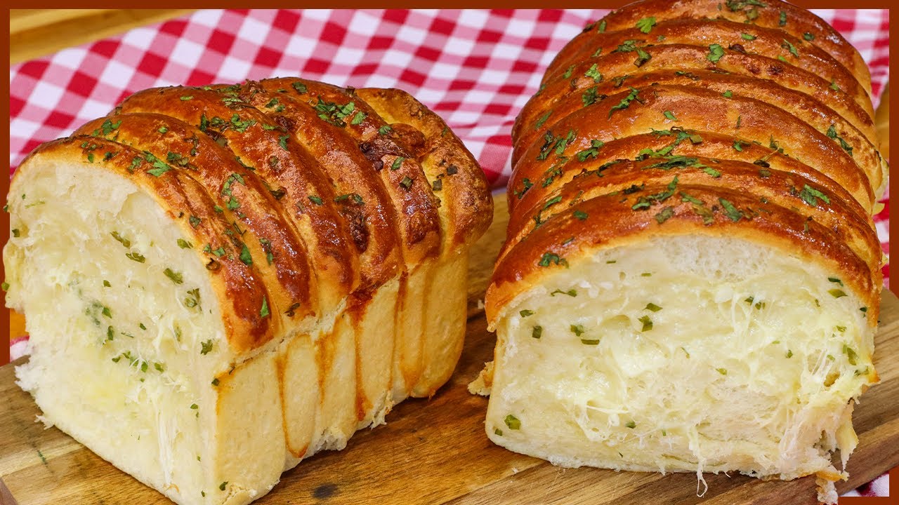 PÃO DE ALHO FOFINHO COM QUEIJO 