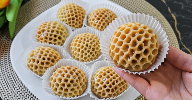 Sobremesas: Bolinho colmeia combina simplicidade e sabor extraordinário