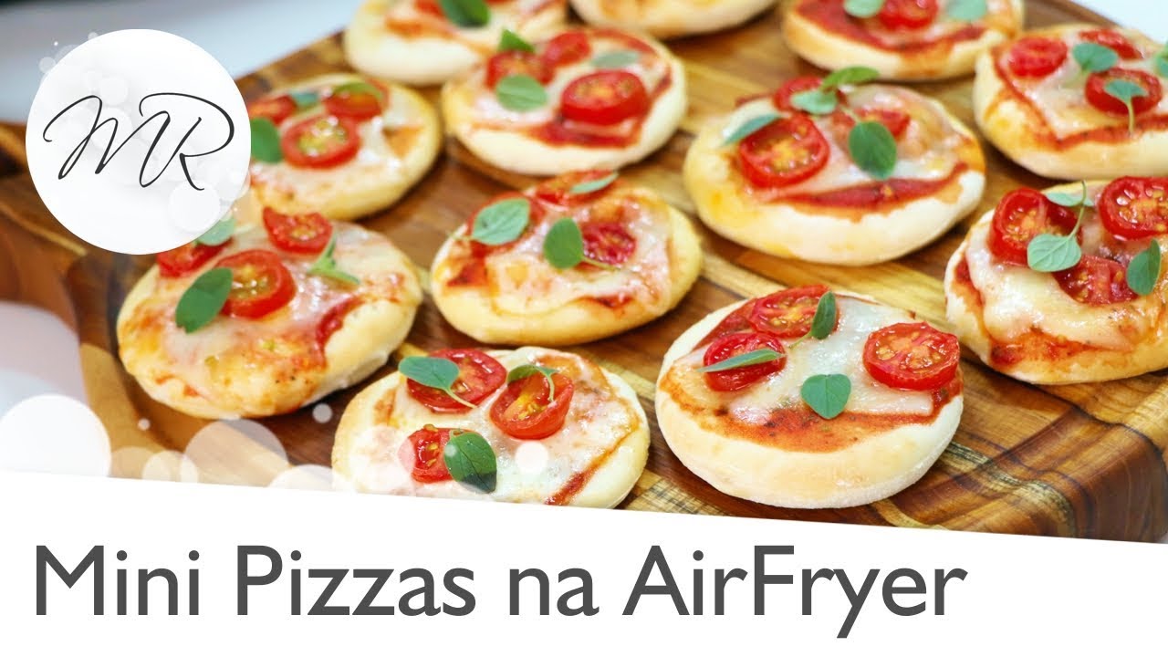 Mini Pizzas na AirFryer – Fritadeira Sem Óleo 