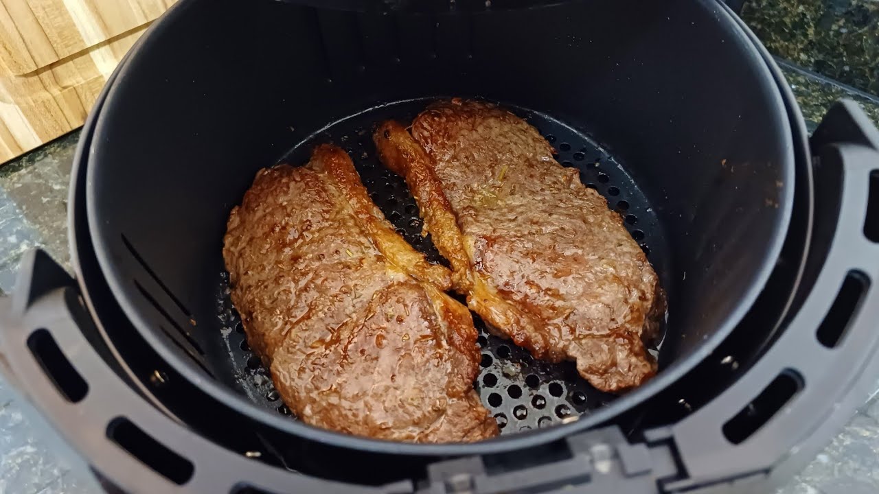 Receitas na Airfryer: CONTRA FILÉ NA AIR FRYER | FÁCIL E DELICIOSO | CHURRASCO NA AIR FRYER 