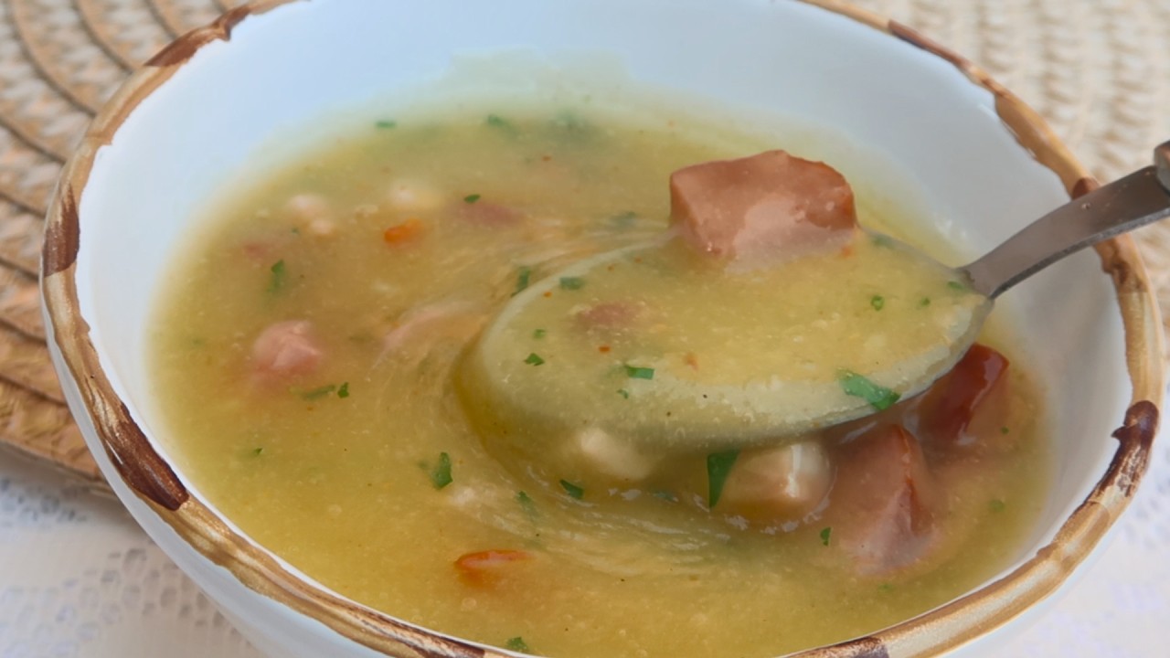 Caldo de Mandioca com Calabresa e Bacon – Fica Cremoso e Suculento 