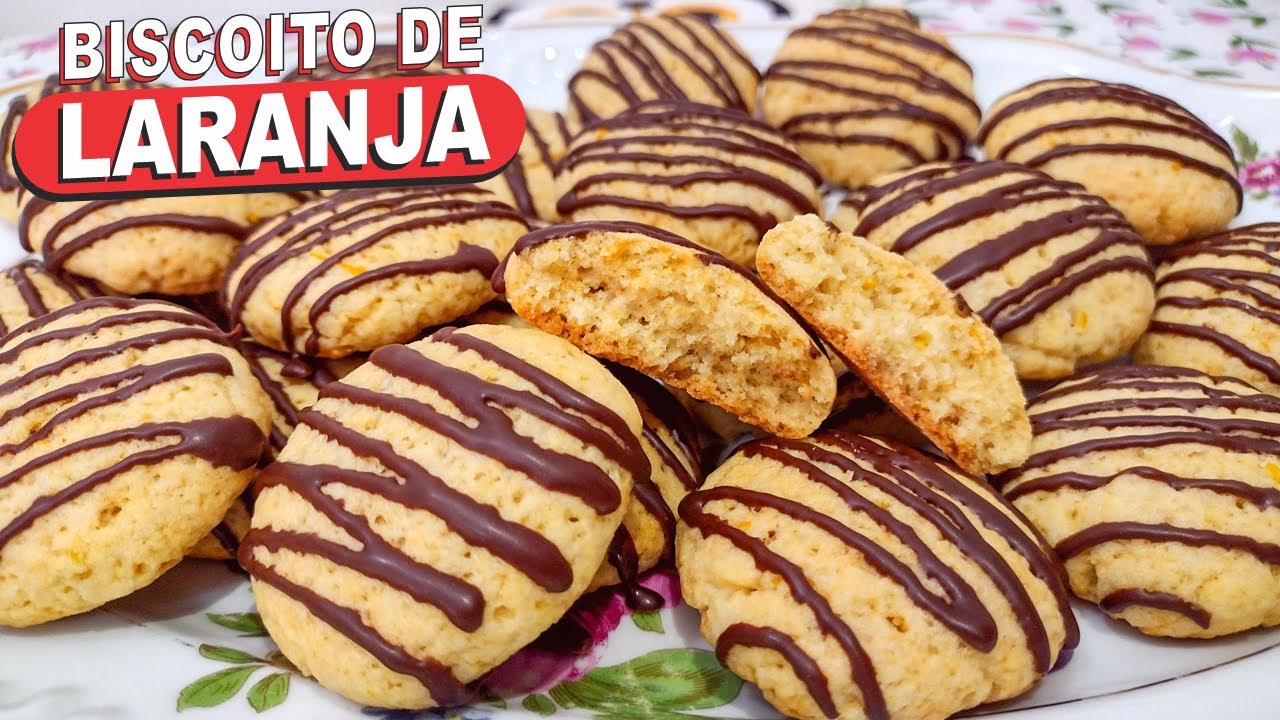 BISCOITO DE LARANJA SEM MANTEIGA E COM APENAS 1 OVO❗ 