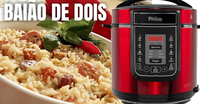 Receitas na Airfryer: RECEITA de BAIÃO de DOIS na PANELA ELÉTRICA
