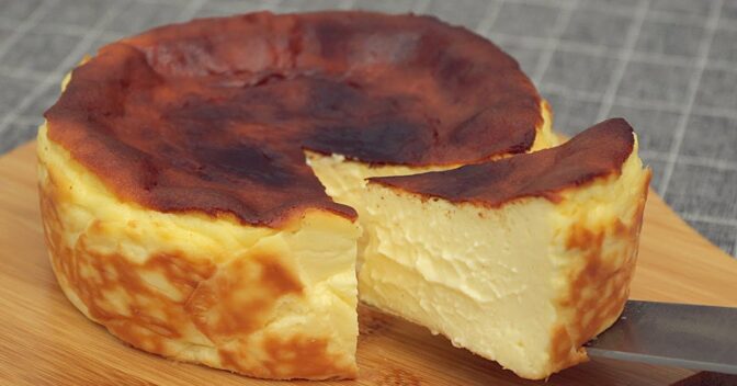 Sobremesas: Cheesecake de queimado basco