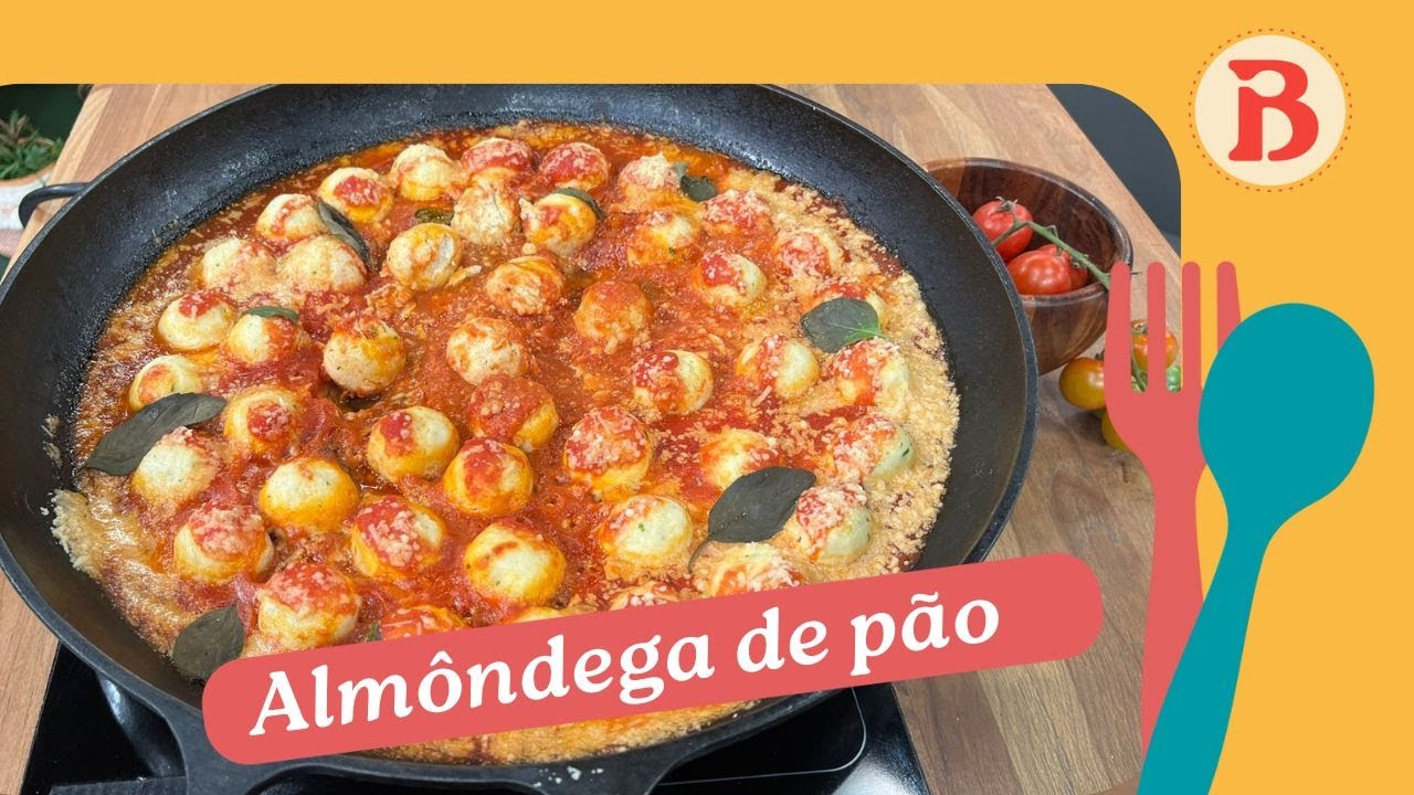 Como dominar a arte de fazer almôndegas de pão 