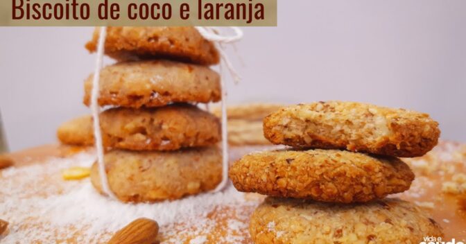 Acompanhamentos: Biscoitos de Coco e Laranja